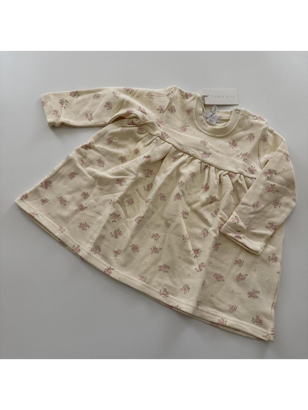 1y Jamie Kay Pink Floral Sweatshirt Dress NWT